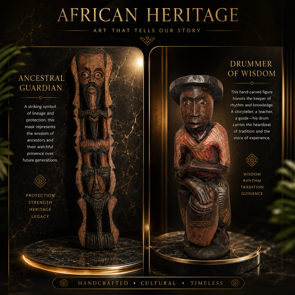 ANCESTRAL GUARDIAN & THE DRUMMER OF WISDOM